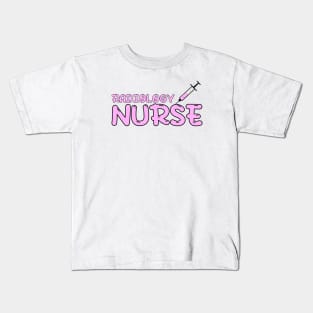 Radiology Nurse Pink Kids T-Shirt